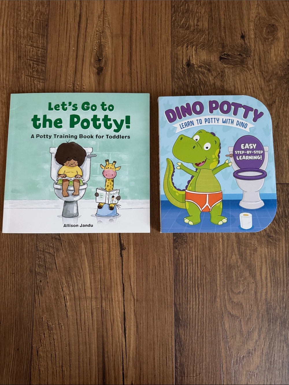 Bundle of 2 potty training kids books